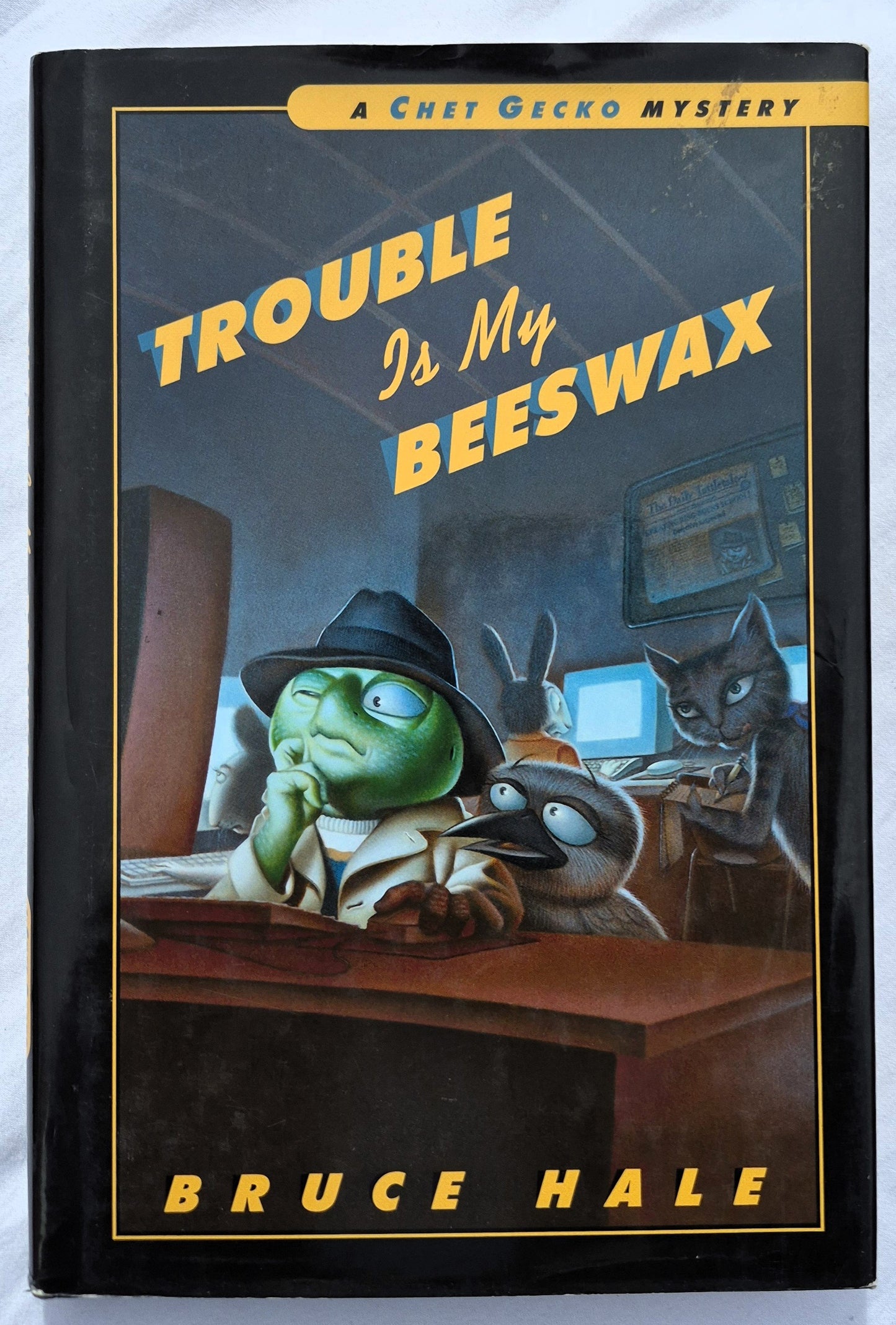 Trouble is My Beeswax #8 by Bruce Hale (Very good, 2003, HC, 128 pages, Harcourt Children)