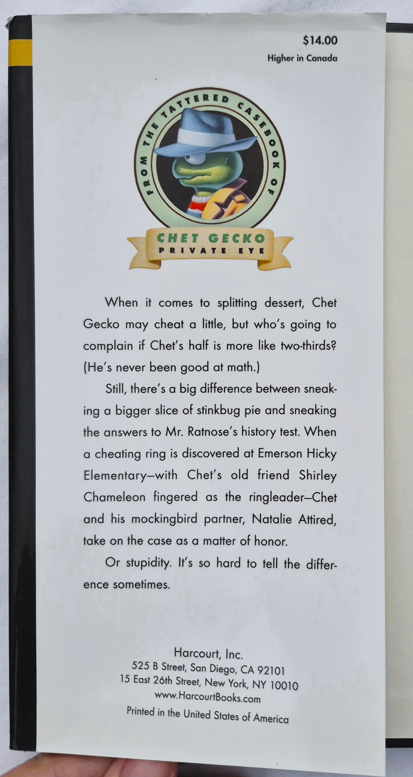 Trouble is My Beeswax #8 by Bruce Hale (Very good, 2003, HC, 128 pages, Harcourt Children)
