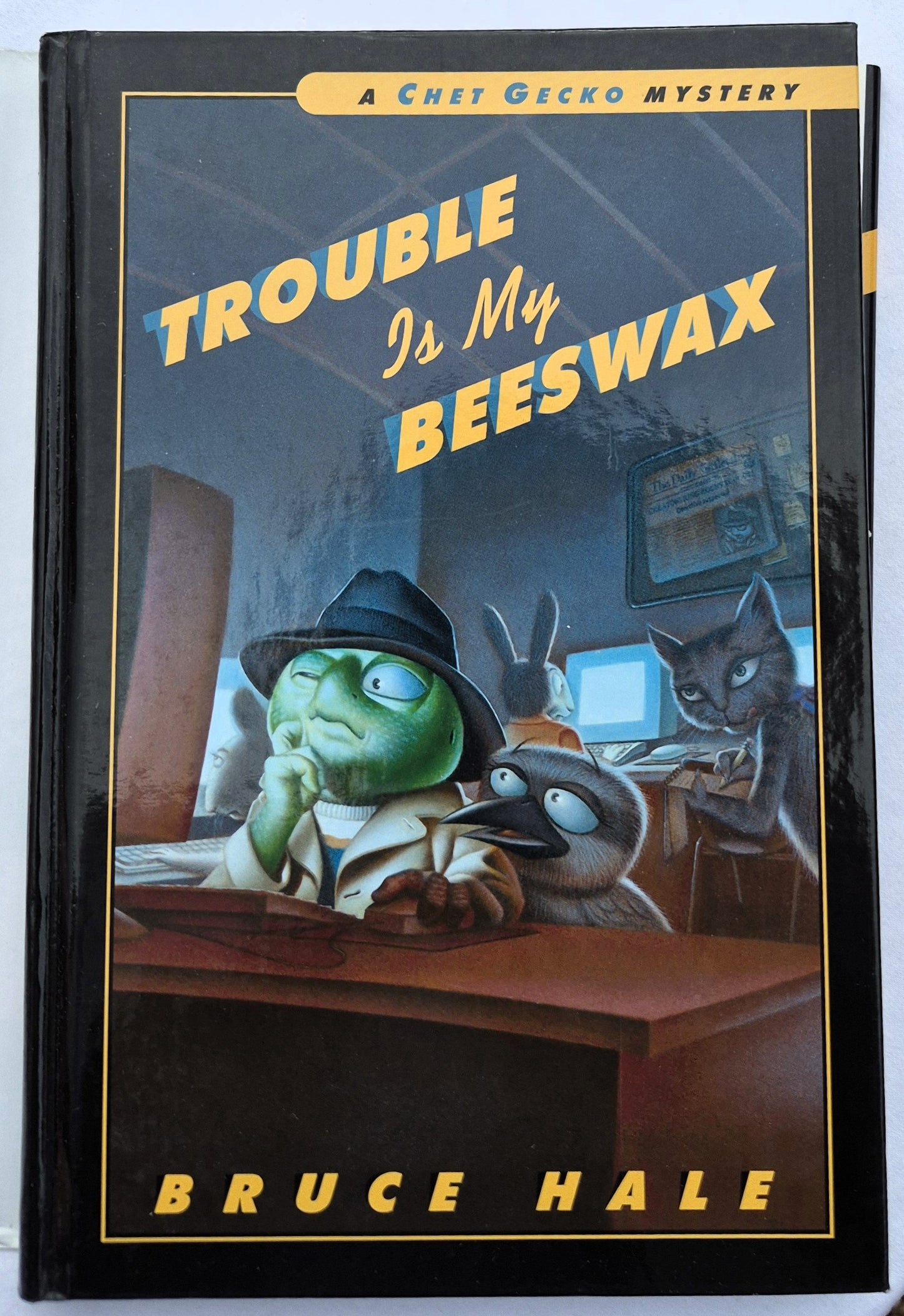 Trouble is My Beeswax #8 by Bruce Hale (Very good, 2003, HC, 128 pages, Harcourt Children)