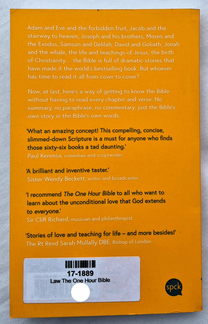 The One Hour Bible: From Adam to the Apocalypse in Sixty Minutes by Phillip Law (New, 2018, PBk, 99 pages, SPCK)