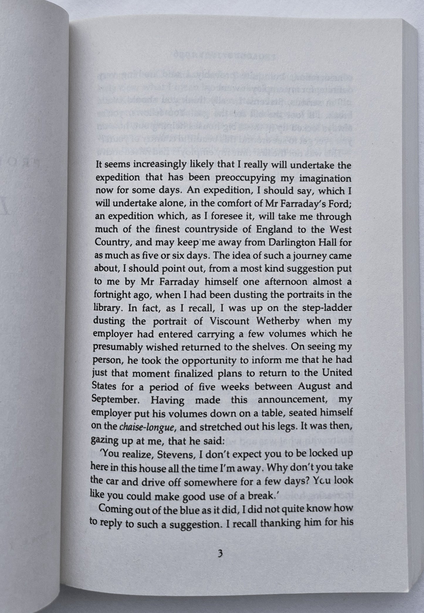 The Remains of the Day von Kazuo Ishiguro (Neu, 1990, Taschenbuch, 245 Seiten, Vintage International)