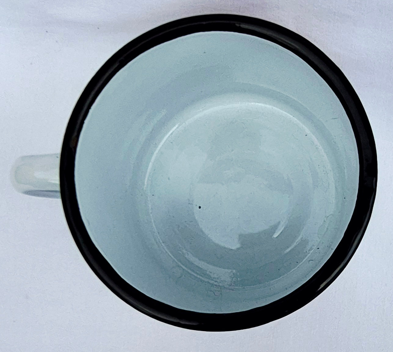 SMILE Rainbow Tin Mug by Urban Gourmet Company (Like new, Metal, 16 fluid ounces)