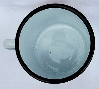 SMILE Rainbow Tin Mug by Urban Gourmet Company (Like new, Metal, 16 fluid ounces)