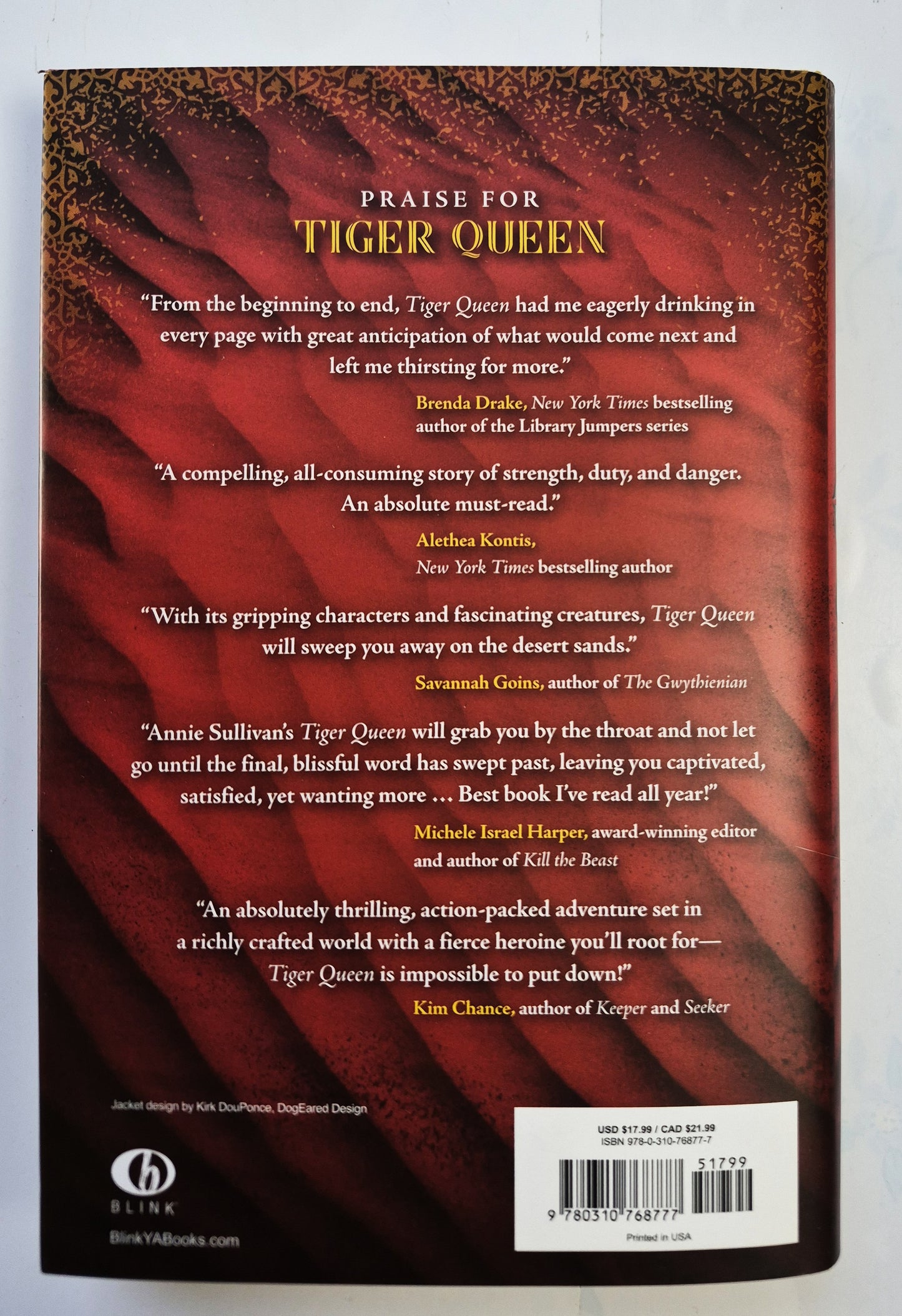 Tiger Queen by Annie Sullivan (New, 2019, HC, 336 pages, Blink)