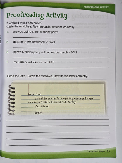 The Smart Alec Series: Writing Grade 4 by Lois Spangler (New, 2010, Pbk, 48 pages, Edgeucational Publishing)