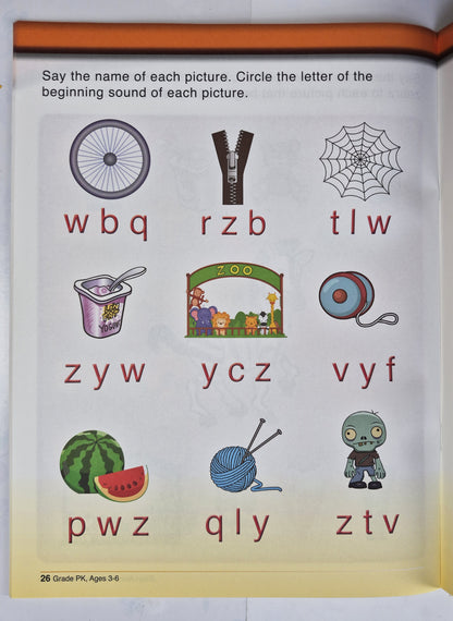 Smart Alec: Ready For Phonics Pre-K by Zarina Hazan (New, 2019, Pbk, 48 pages, Edgeucational Pub)