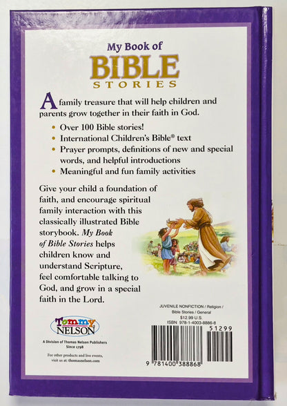 My Book of Bible Stories compiled by Tama Fortner; Natalie Carabetta (Very good, 2012, HC, 222 pages, Tommy Nelson)