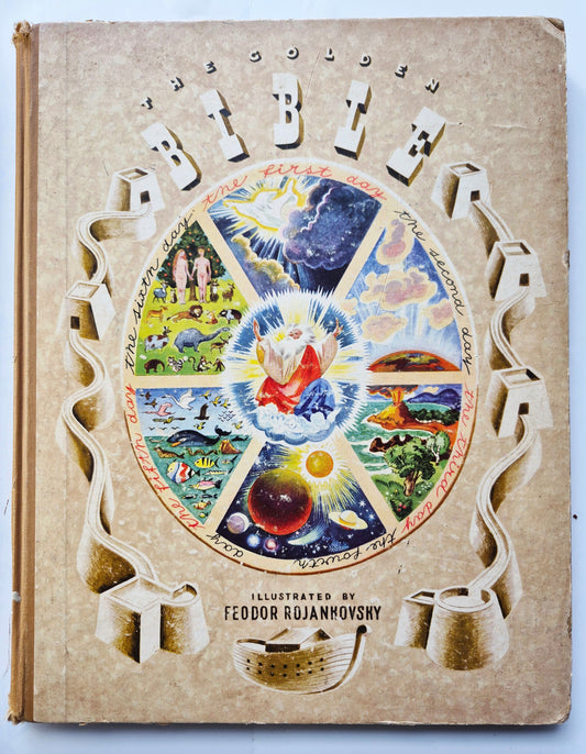 The Golden Bible from the King James Version of the Old Testament edited by Elsa Jane Werner (Good, 1946, HC, 124 pages, Simon & Schuster)