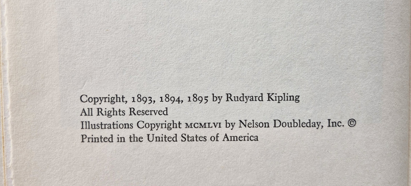 All the Mowgli Stories by Rudyard Kipling (Very Good, 1956, HC, 287 pages, Junior Deluxe Edition)