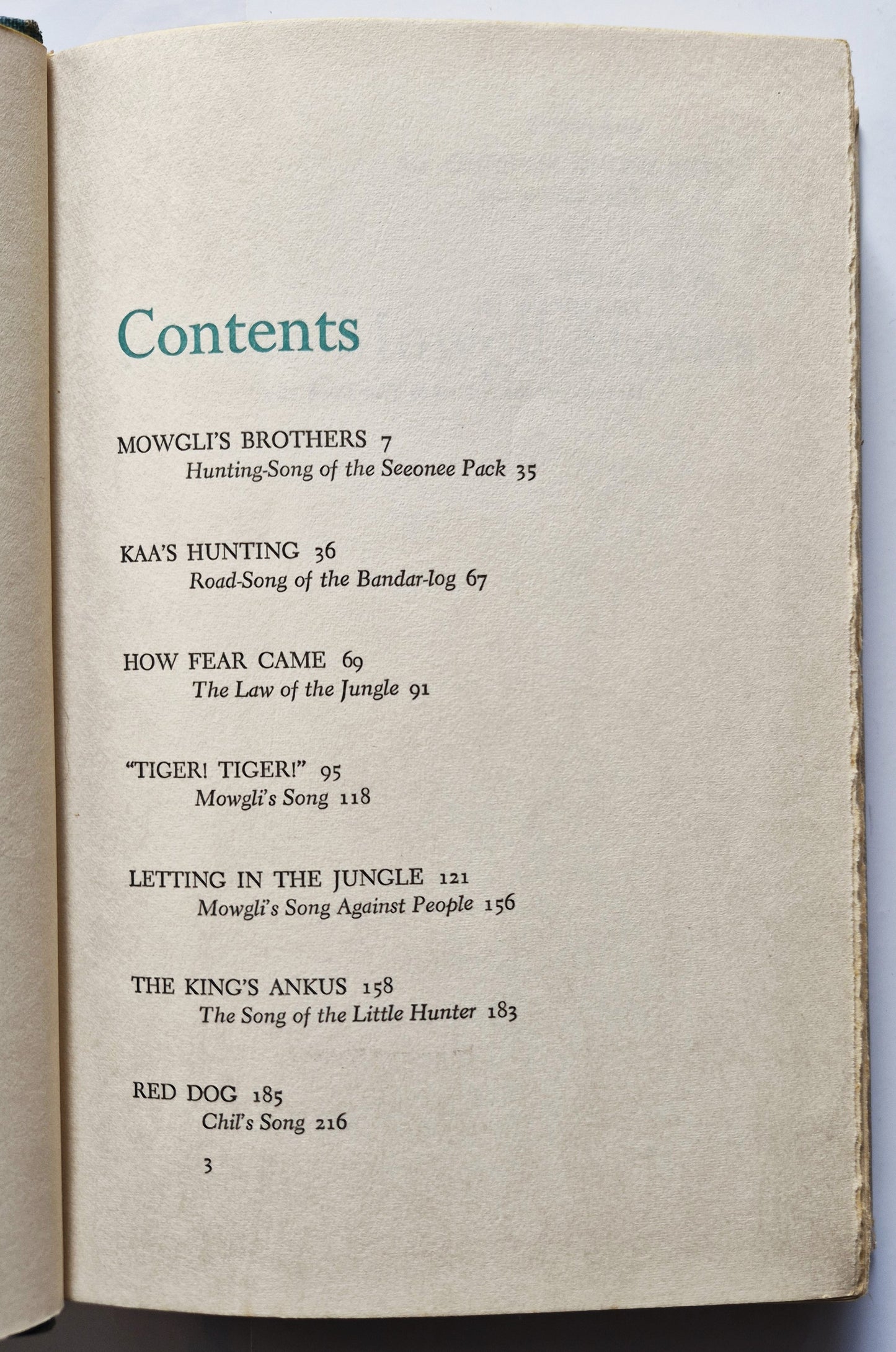 All the Mowgli Stories by Rudyard Kipling (Very Good, 1956, HC, 287 pages, Junior Deluxe Edition)
