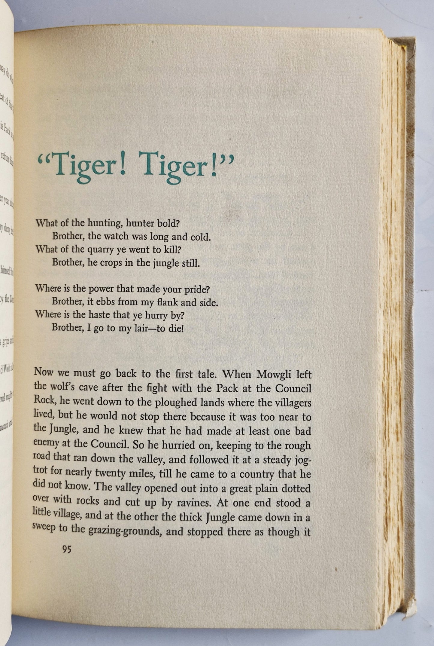 All the Mowgli Stories by Rudyard Kipling (Very Good, 1956, HC, 287 pages, Junior Deluxe Edition)