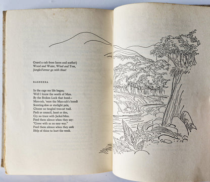 All the Mowgli Stories by Rudyard Kipling (Very Good, 1956, HC, 287 pages, Junior Deluxe Edition)