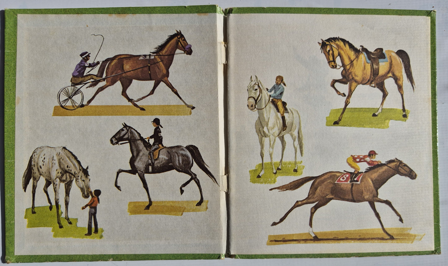 My Little Book of Horses by Jane Dwyer Walrath; Tom Dunnington (Very Good, 1974, HC, 24 pages, Whitman Tell-A-Tale)