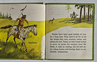 My Little Book of Horses by Jane Dwyer Walrath; Tom Dunnington (Very Good, 1974, HC, 24 pages, Whitman Tell-A-Tale)