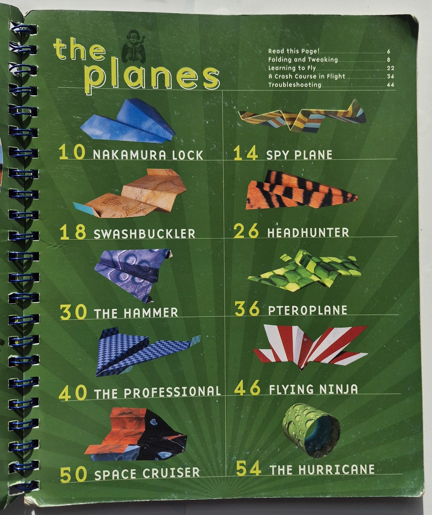 Klutz Book of Paper Planes von Doug Stillinger (Sehr gut, 2004, Spiralbindung, 55 Seiten, Klutz)
