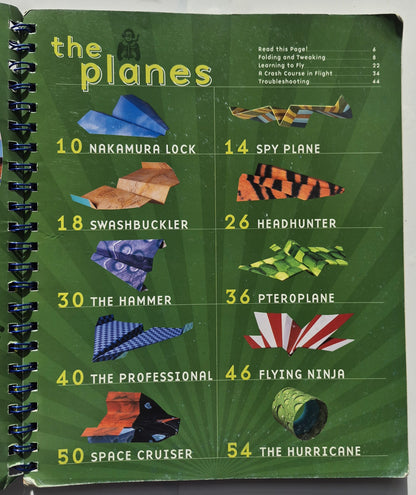 Klutz Book of Paper Planes von Doug Stillinger (Sehr gut, 2004, Spiralbindung, 55 Seiten, Klutz)