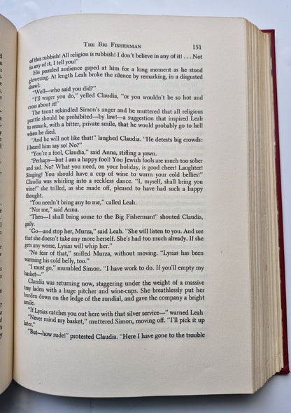 The Big Fisherman von Lloyd C. Douglas (Gut, 1952, gebunden, 503 Seiten, Houghton Mifflin)