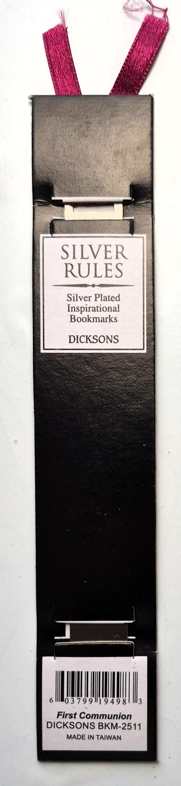 Kommunion Lesezeichen versilbert von Dicksons (Neu, 15 cm, BKM-2511)