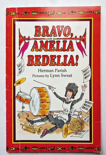 Bravo Amelia Bedelia von Herman Parish (Gut, 1987, Taschenbuch, Avon Books, 48 Seiten)