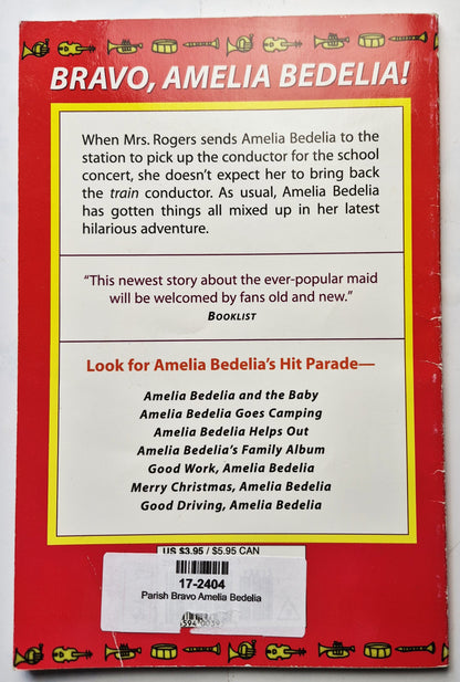 Bravo Amelia Bedelia von Herman Parish (Gut, 1987, Taschenbuch, Avon Books, 48 Seiten)