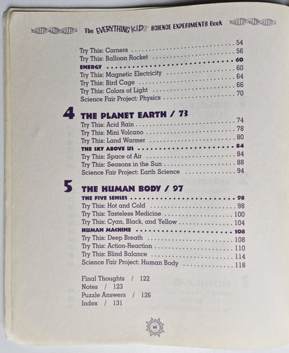 The Everything Kids' Science Experiments Book von Tom Robinson (Gut, 2001, Taschenbuch, 144 Seiten, Adams Media)