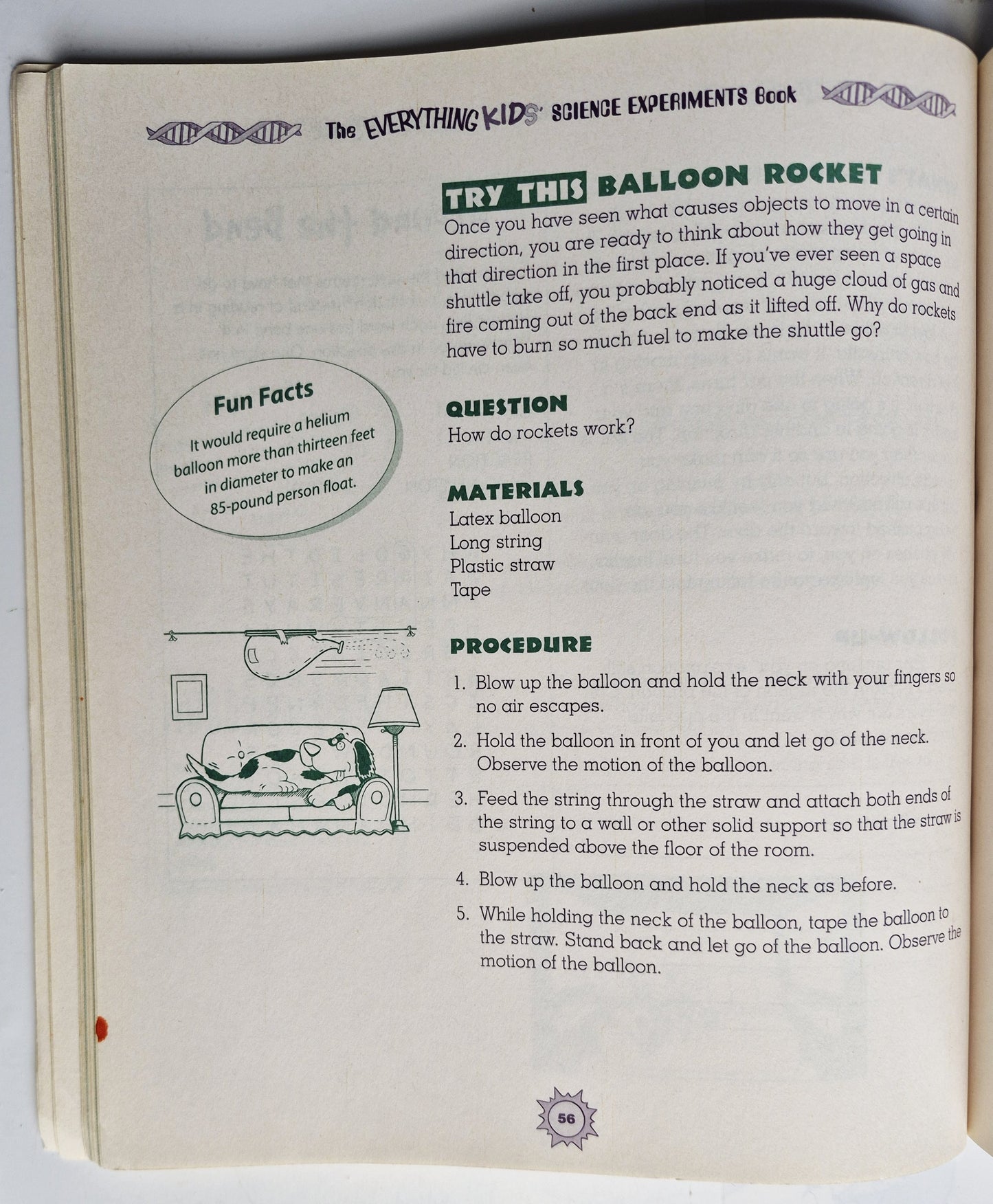 The Everything Kids' Science Experiments Book von Tom Robinson (Gut, 2001, Taschenbuch, 144 Seiten, Adams Media)