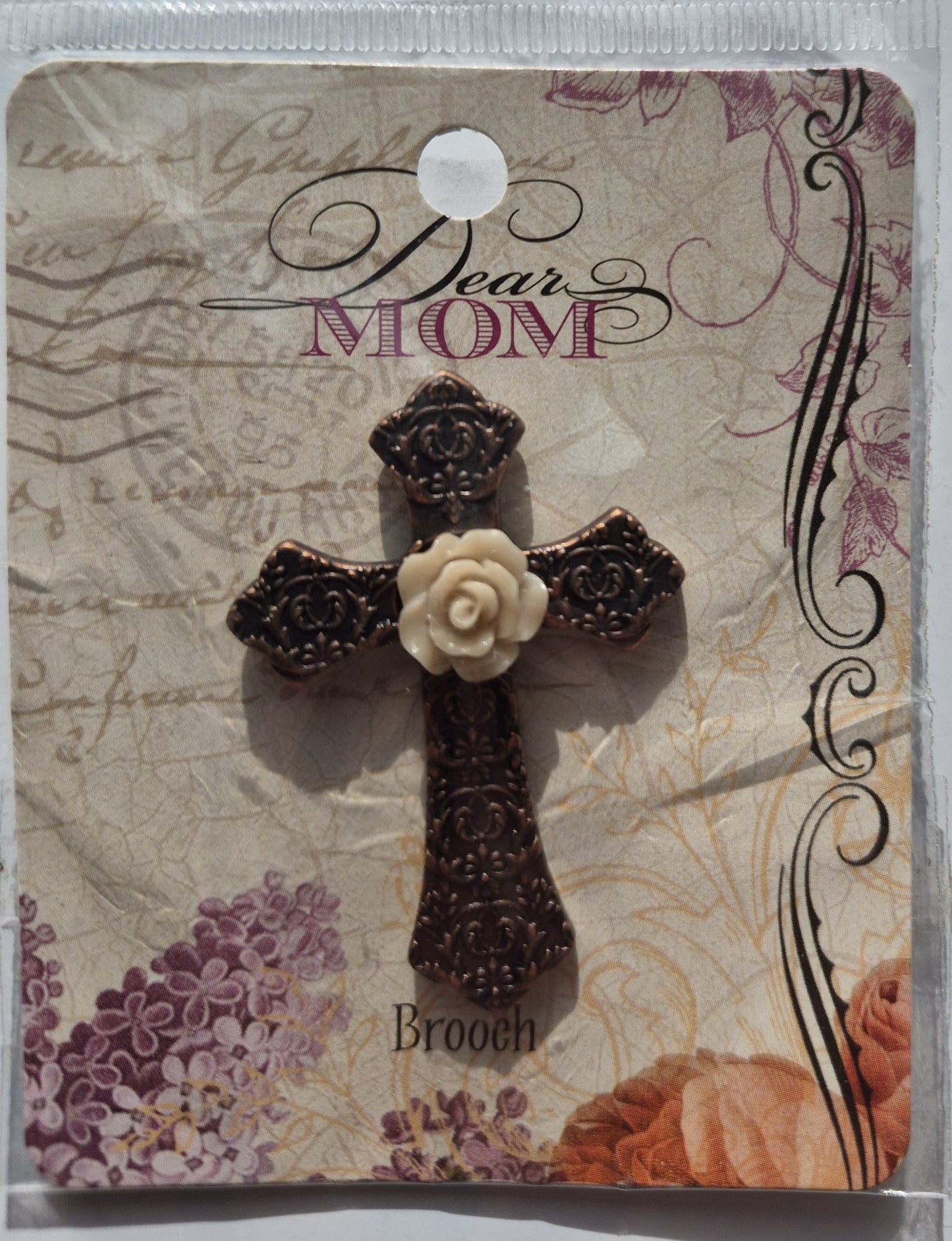 Brosche Liebe Mama (Neu, 2,5 cm x 2,5 cm, Dicksons JAB-400)
