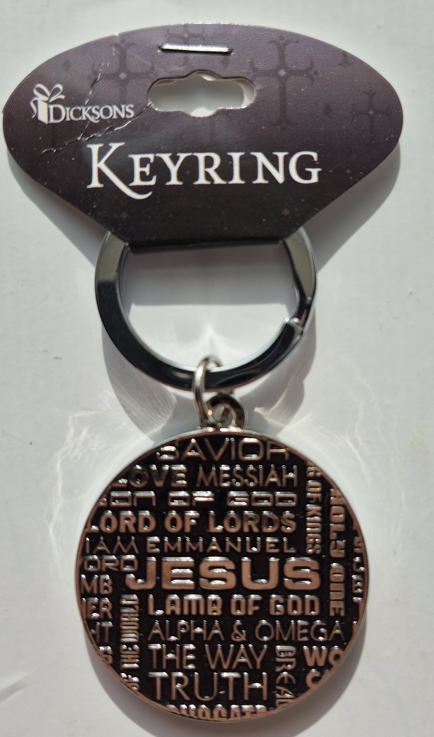 Namen Jesu Phil. 2,9 Schlüsselanhänger Metall (Geschenk, Accessoire, Dickson, KC-338, NEU)