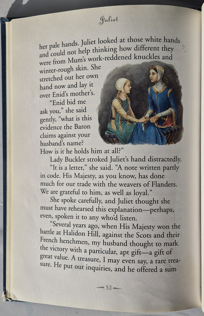 Juliet, Rettung in Marlehead Manor von Anna Kirwan (Mädchenreisen #2, Gut, 1997, Tb, 71 Seiten, Aladdin)
