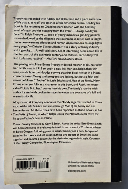 Mary Emma & Company von Ralph Moody (Little Britches #4, Sehr gut, 1994, Pbk, 233 Seiten, University of Nebraska Press)