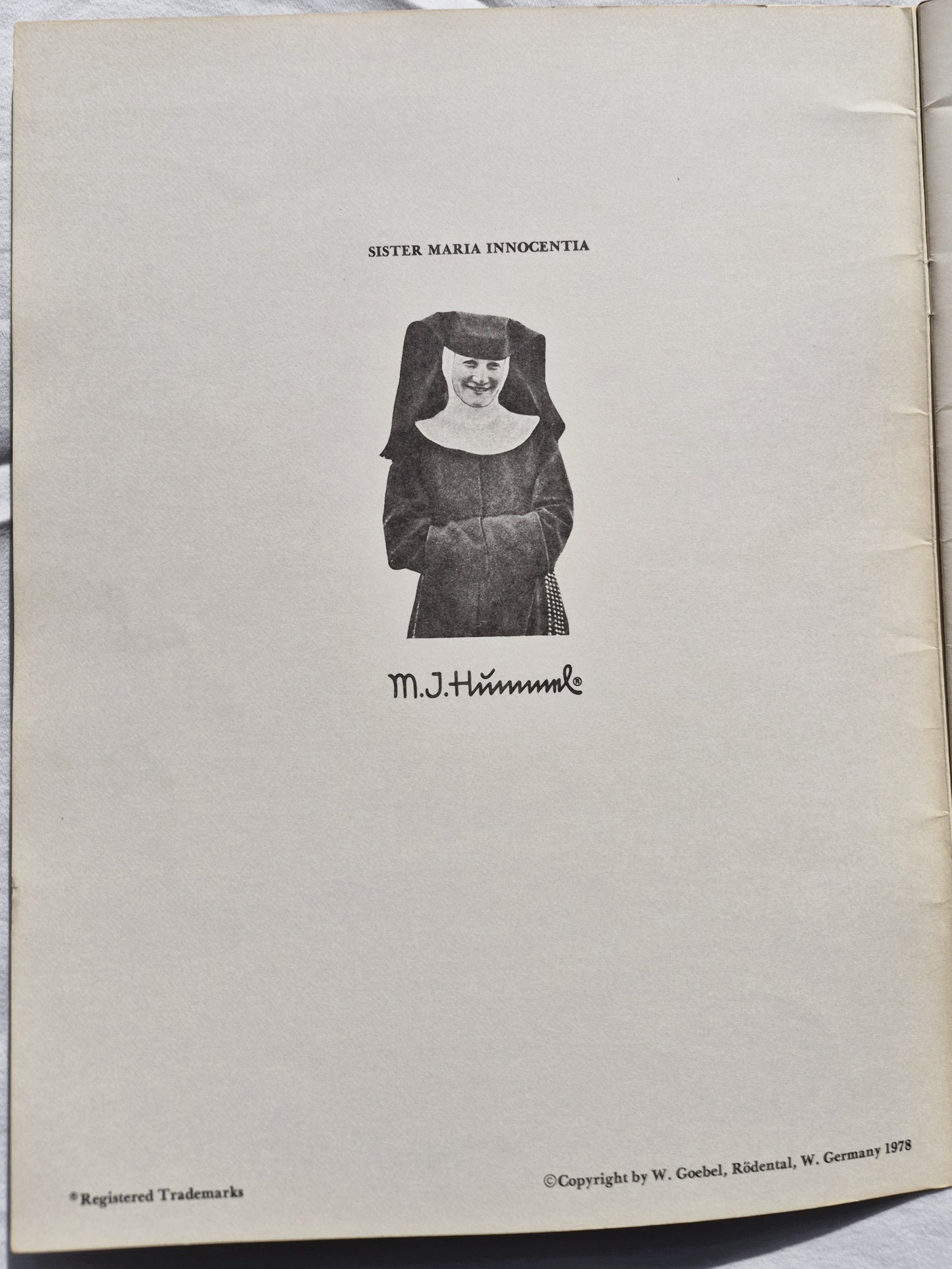 Echte „M.J. Hummel“-Figuren von Goebel Katalog (Sehr gut, 1978, Brosch.)