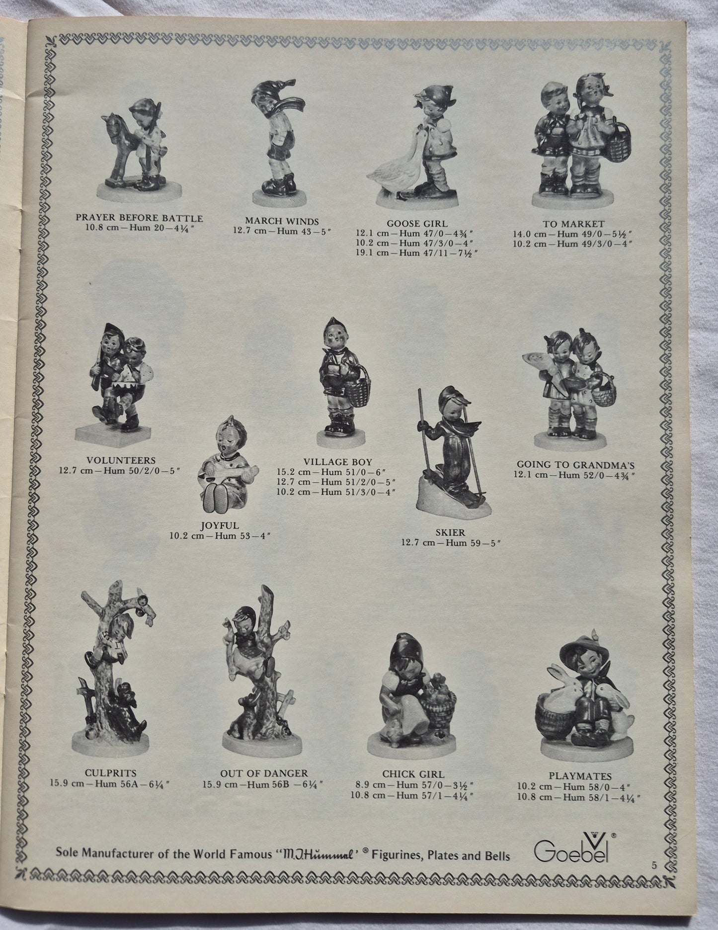 Echte „M.J. Hummel“-Figuren von Goebel Katalog (Sehr gut, 1978, Brosch.)