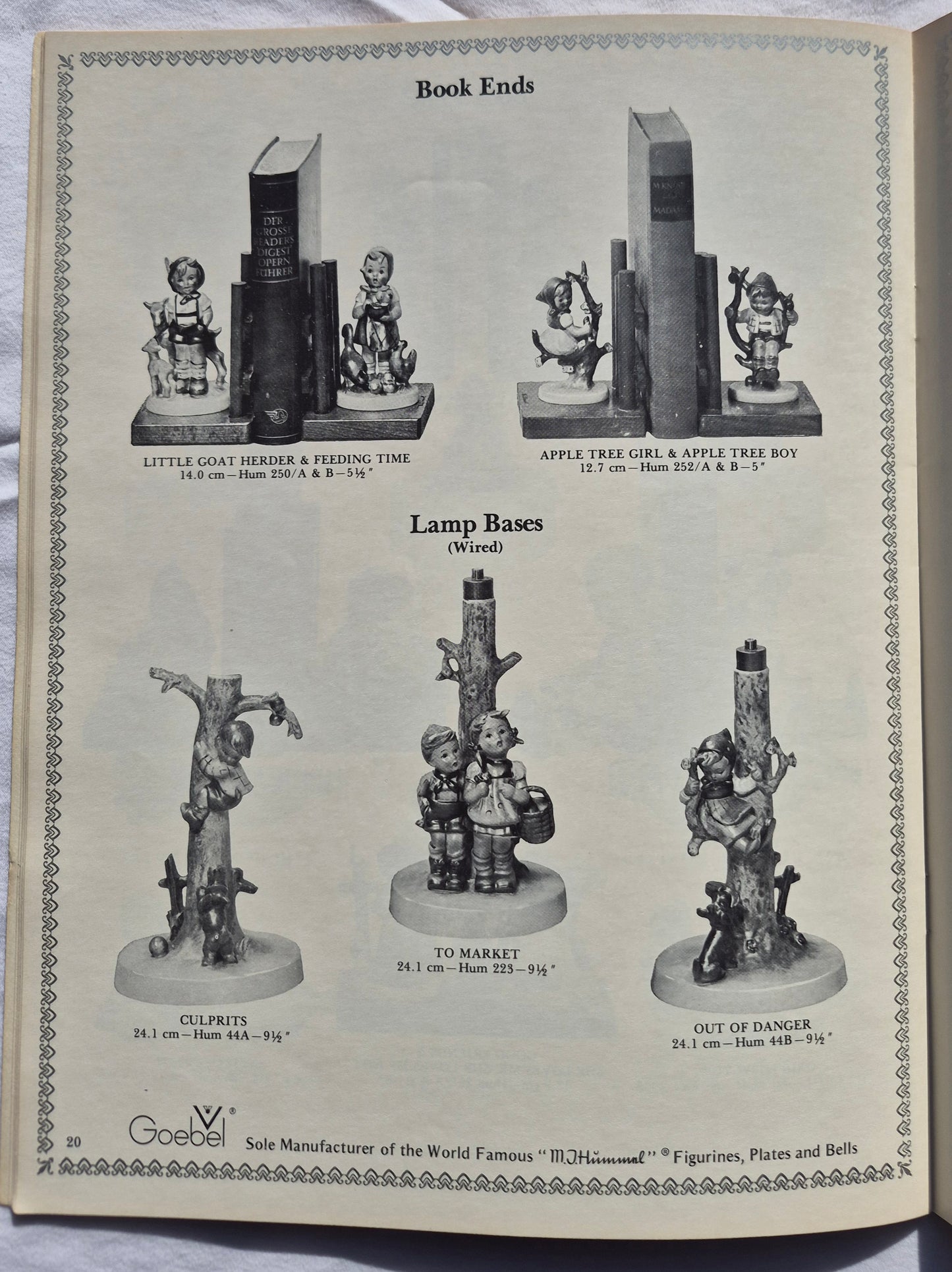 Echte „M.J. Hummel“-Figuren von Goebel Katalog (Sehr gut, 1978, Brosch.)