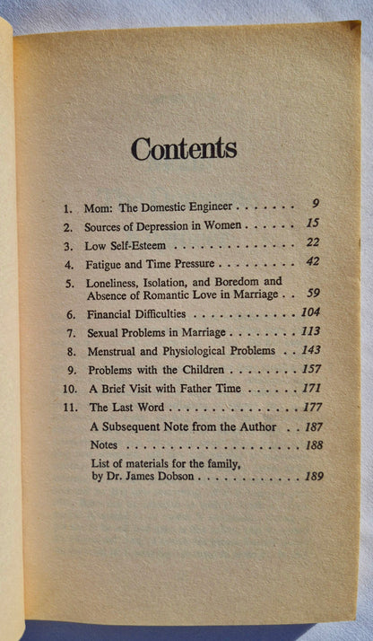 What Wives Wish Their Husbands Knew about Women von Dr. James Dobson (Gut, 1975, Taschenbuch, 190 Seiten, Tyndale House)