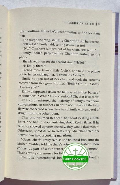 Seeds of Faith von Kristin Eckhardt (Home to Heather Creek #10, Sehr gut, 2009, HC, 246 Seiten, Guideposts)