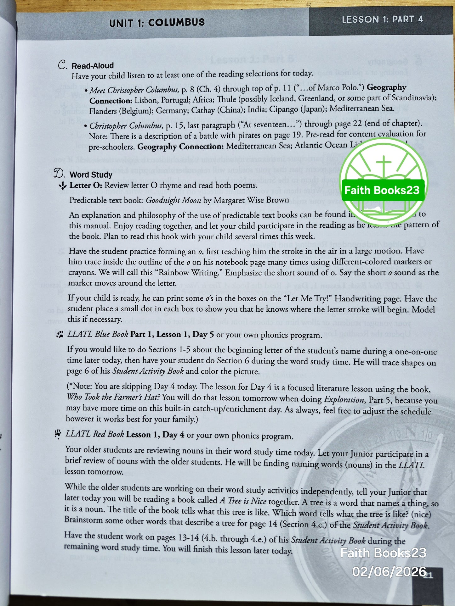 Trail Guide to Learning: Paths of Exploration Junior Teacher's Guide von Sara Butt (Neu, 2016, Pbk)