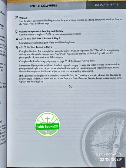 Trail Guide to Learning: Paths of Exploration Junior Teacher's Guide von Sara Butt (Neu, 2016, Pbk)
