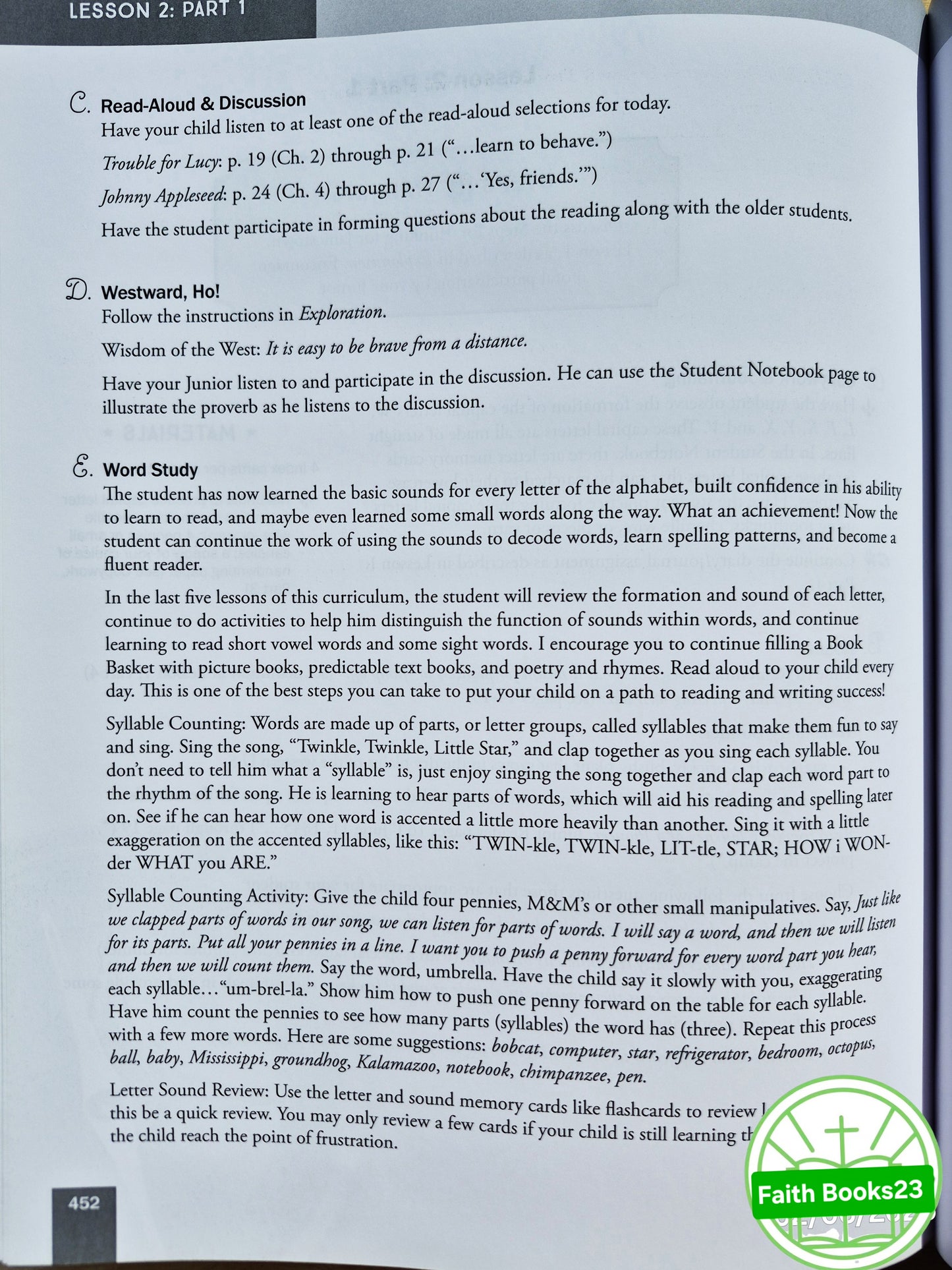 Trail Guide to Learning: Paths of Exploration Junior Teacher's Guide von Sara Butt (Neu, 2016, Pbk)
