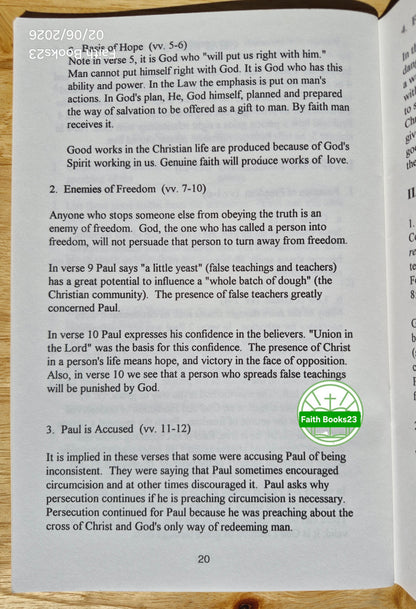 Galatians: From Law to Grace von Charles Brock (Sehr gut, 1993, Pbk, 28 Seiten, Church Growth International)
