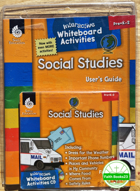 Interactive Whiteboard Activities: Social Studies PreK-2nd by Shell Education [New, 2011]