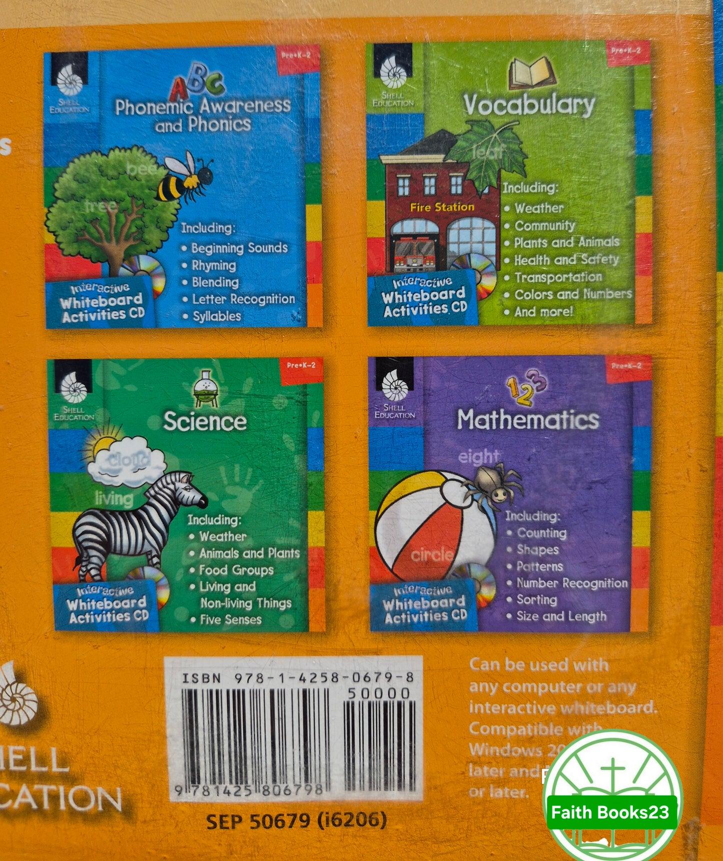 Interactive Whiteboard Activities: Social Studies PreK-2nd by Shell Education [New, 2011]