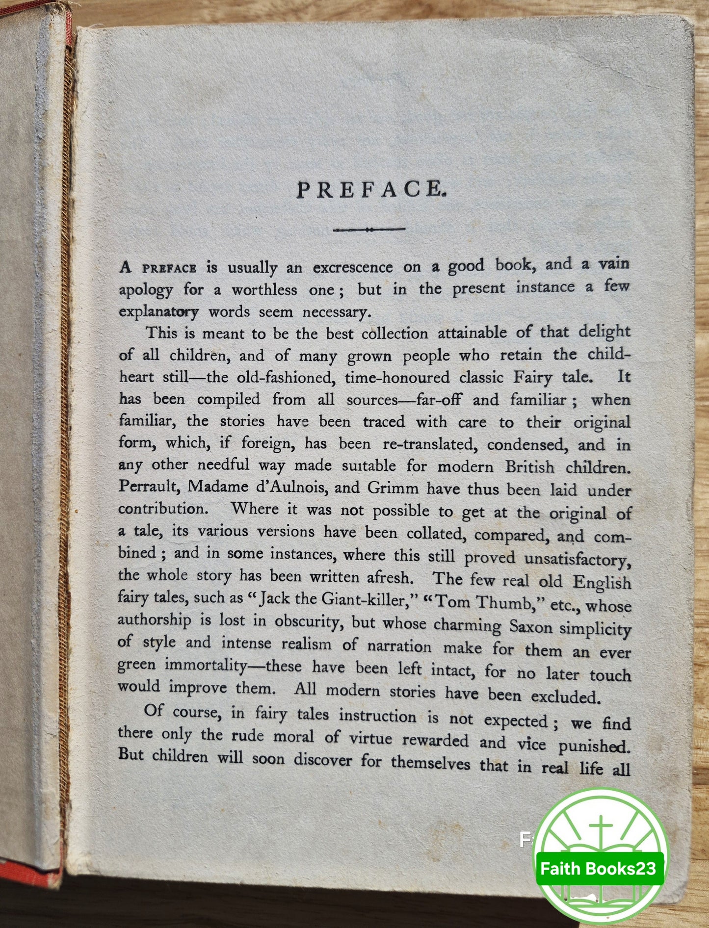The Fairy Book von Mrs. [Dinah Maria] Craik; F. Clayton (Akzeptabel, gebunden, 416 Seiten, Thomas Nelson & Sons)