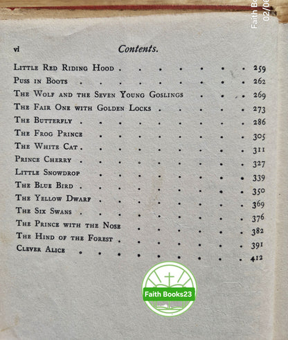 The Fairy Book von Mrs. [Dinah Maria] Craik; F. Clayton (Akzeptabel, gebunden, 416 Seiten, Thomas Nelson & Sons)