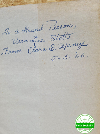 Poems to Live By Clara E. Fox Haney (Gut, 1947, gebunden, 48 Seiten, The Story Book Press, vom Autor signiert) SELTENE ENTDECKUNG