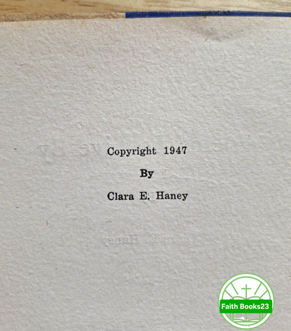 Poems to Live By Clara E. Fox Haney (Gut, 1947, gebunden, 48 Seiten, The Story Book Press, vom Autor signiert) SELTENE ENTDECKUNG