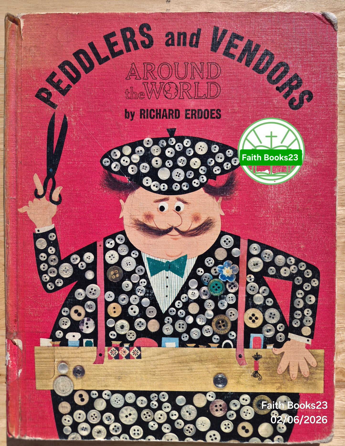 Peddlers and Vendors Around the World von Richard Erdoes (Gut, 1967, HC, McGraw-Hill)