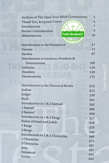 The Open Your Bible Old Testament Commentary herausgegeben von Martin Manser (Neu, 2013, Taschenbuch, 1040 Seiten, Creative4 International)