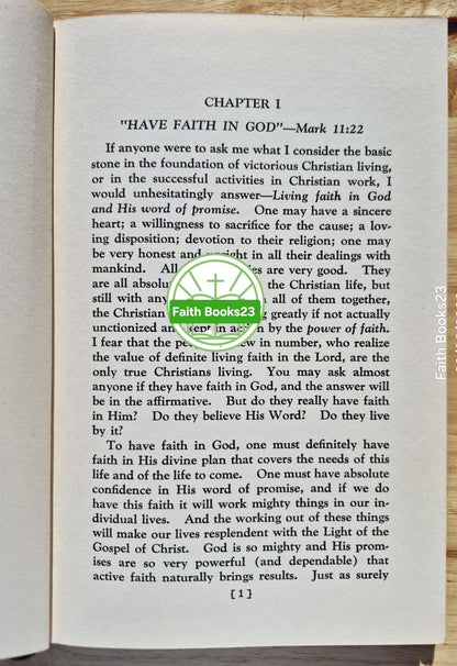 Living Faith Makes God Real von E. Faith Stewart (Sehr gut, 196?, Gebundene Ausgabe, 171 Seiten, Country Print Shop Erstausgabe)