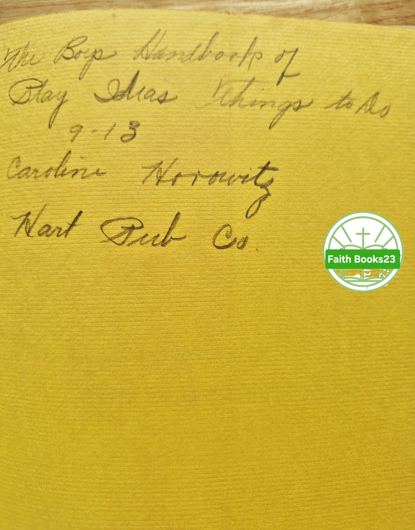 The Little Girl's Busybook of Play Ideas and Things to Do von Caroline Horowitz (Gut, 1951, HC, 95 Seiten, Hart Pub.)