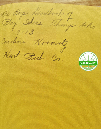 The Little Girl's Busybook of Play Ideas and Things to Do von Caroline Horowitz (Gut, 1951, HC, 95 Seiten, Hart Pub.)